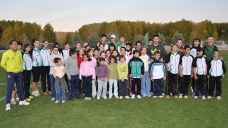 Integrantes de la Juventud Atlética de Guadix