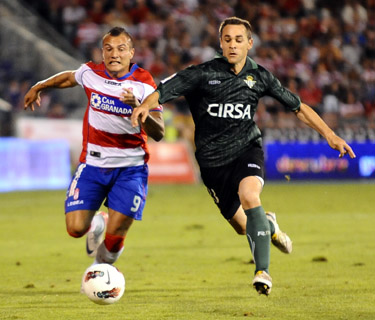 Mollo debutó como rojiblanco en la segunda parte (BALDOMERO)