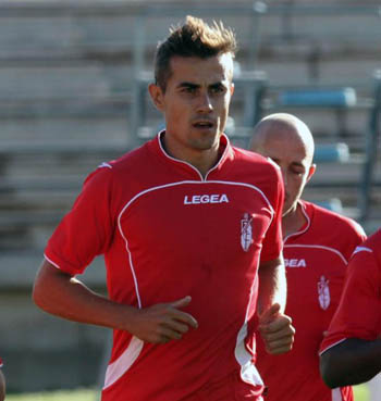 David Cortés no ha entrenado con el resto de la plantilla (ARCHIVO)