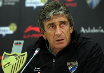 Pellegrini, técnico del Málaga CF, en rueda de prensa