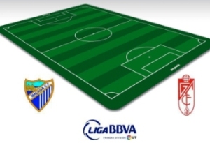 Málaga y Granada miden sus fuerzas en La Rosaleda