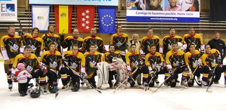  El Club de Hielo Granada es el único equipo de hockey hielo del sur de España