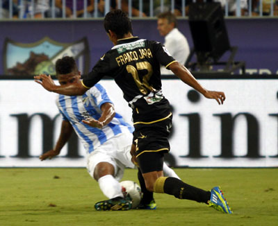 Franco Jara no estará mañana en Mestalla (ARCHIVO)