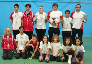 Equipo del Club Reina Isabel de Taekwondo de Purullena
