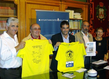 Momento de la presentación de la prueba `Última Frontera 160 Km´