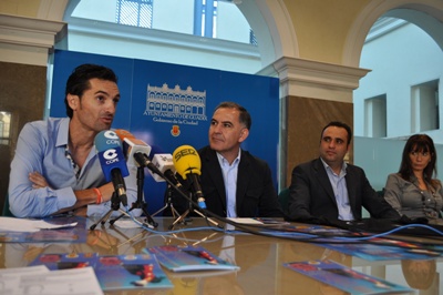 Paquillo, durante la presentación de la prueba en Guadix