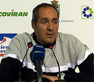 Curro Segura durante la rueda de prensa previa al partido