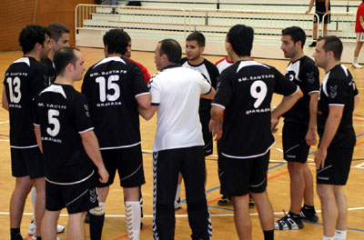 Los jugadores del Innovasur durante una sesión de entrenamiento