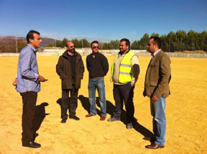 Francisco Rodríguez visita las instalaciones junto a responsables municipales