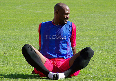 Pamarot no se ha podido ejercitar junto a sus compañeros