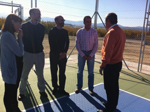 El diputado delegado de Deportes, Francisco Rodríguez, visitó las pistas