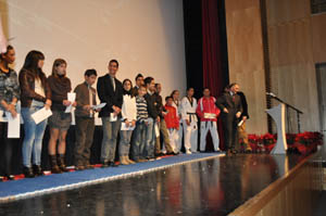 Entrega de becas en la Gala del Deporte