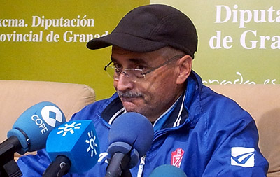 Fabri González, durante la rueda de prensa de esta mañana. (GRJ)
