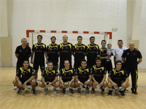 La plantilla del balonmano Innovasur