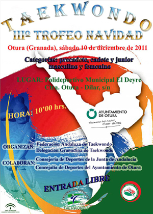 Cartel del III Trofeo Navidad de Taekwondo