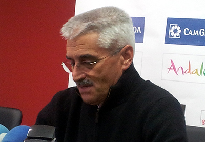 Fabri González, durante su comparecencia en rueda de prensa. (GRJ)