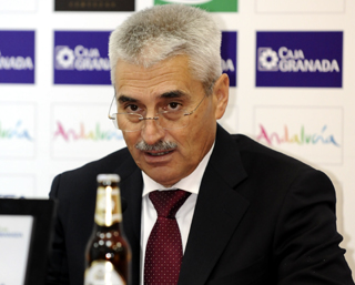 Fabri, durante la rueda de prensa (BALDOMERO)