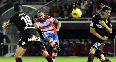 Martins durante el partido frente al Mallorca (BALDOMERO)