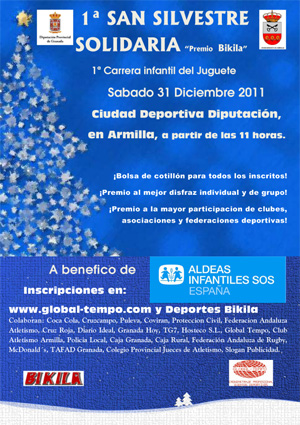 Cartel de la I San Silvestre Solidaria