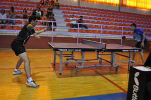 José Manuel Ruiz durate uno de sus partidos