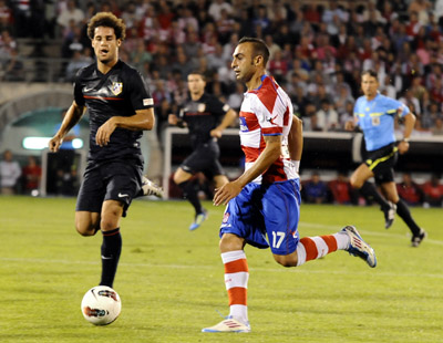Martins se perfila como titular ante el Real Madrid (BALDOMERO)