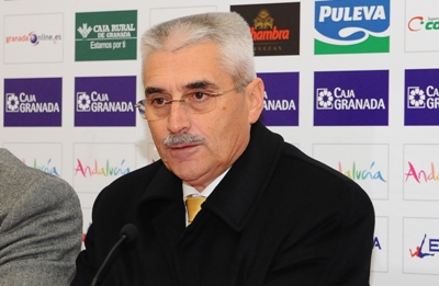 Fabri González, durante la rueda de prensa. (BALDOMERO)