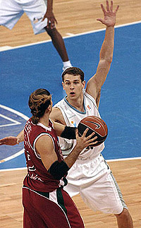 Pecile en el encuentro de ida (ACB.COM)
