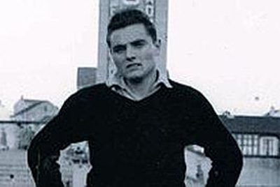 José Lois durante su epoca de guardameta