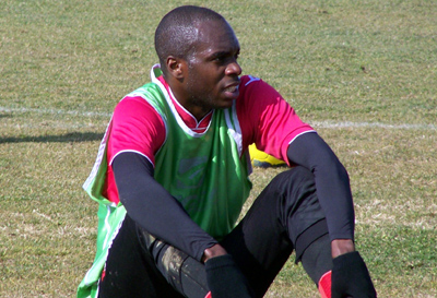 Nyom tras un entrenamiento en los campos de Antonio Sánchez