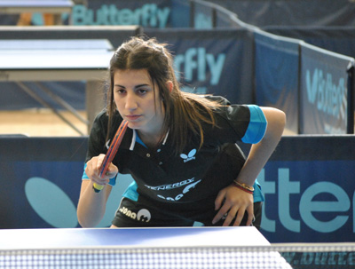 Laura Ramírez durante el Torneo Estatal con el CajaGranada