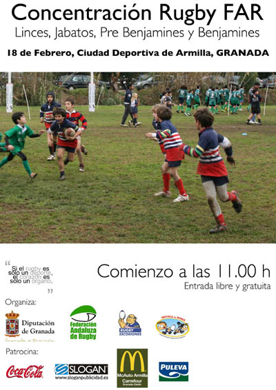 Jornada de rugby en las intalaciones de Armilla