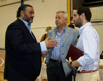 José Antonio Murado junto a Pablo García, alcalde de Albolote