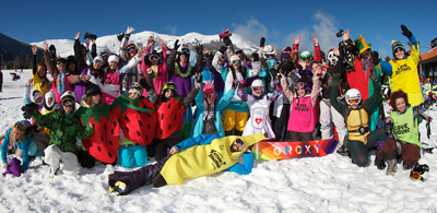 Las participantes del pasado año disfrutaron en Sierra Nevada