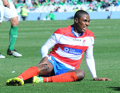 Ighalo exhausto durante un encuentro 