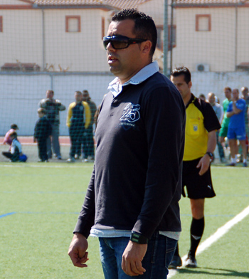 Germán Crespo, entrenador Atarfe (BENJAMÍN MORALES)