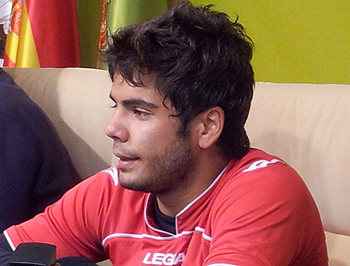 Henrique Almeida, durante la rueda de prensa. (GRJ)