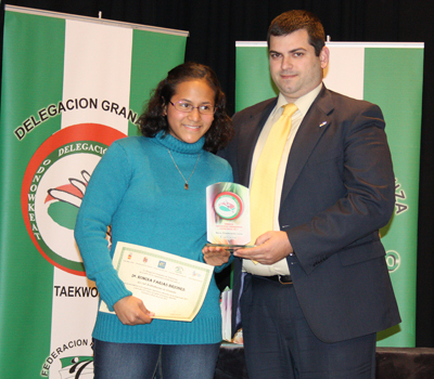 Romina Farias promesa del Taekwondo granadino