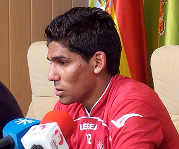 Franco Jara durante su comparecencia de prensa (GRJ)