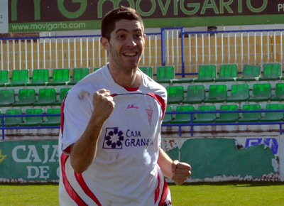 Ubric celebra uno de los goles marcados esta temporada