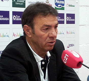 Abel Resino durante la rueda de prensa (GRJ)