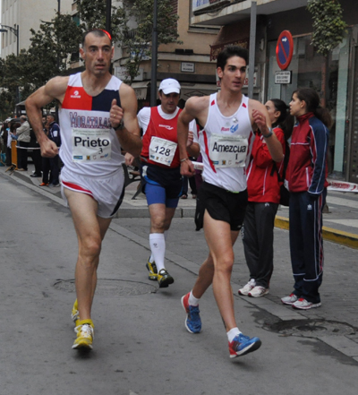 Amezcua en plena prueba