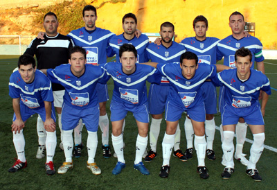 Once inicial del At. Monachil en el partido ante el Pvo. Berja (LÓPEZ)