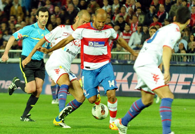 Mikel Rico es duda para el choque frente al Barcelona