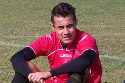 David Cortés durante un entrenamiento en Antonio Sánchez. (GRJ)