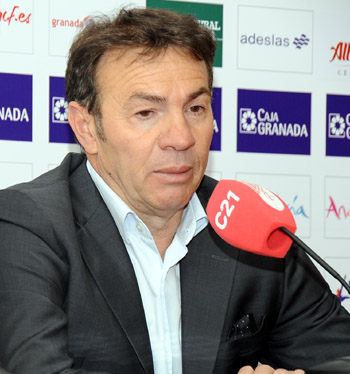 Abel Resino durante la comparecencia de prensa (BALDOMERO)