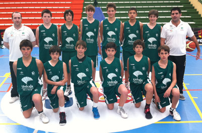 Foto de familia de la Selección Andaluza mini