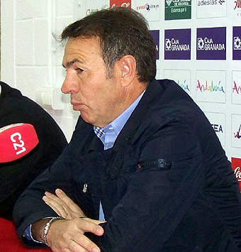 Abel Resino, durante la rueda de prensa. (GRJ)