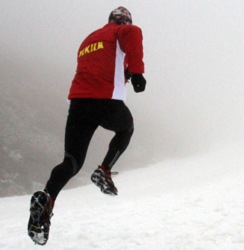 Un entrenamiento de Snowrunning en Sierra Nevada