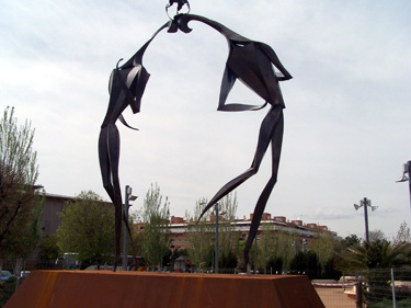 El monumento está en la recta final de su montaje (LAZARO)