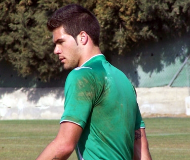 El arquero durante uno de los entrenamientos (GRJ)